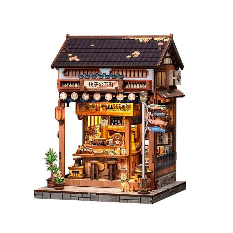 Choshi no shitamachi - maquette booknook serre-livre