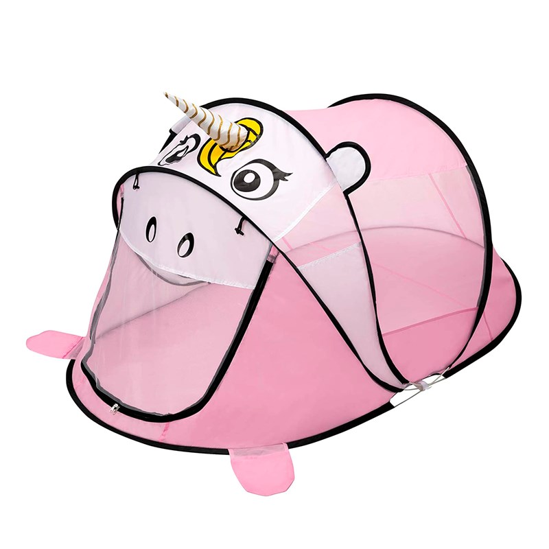 Tente d'enfant licorne. 182x96cm. Jeu en plein air, pliable. Pop-up.