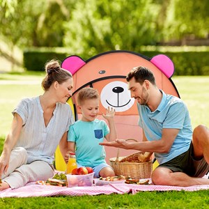 Tente enfant osito. 182x96cm. Jeu en extérieur, pliable. Pop-up.
