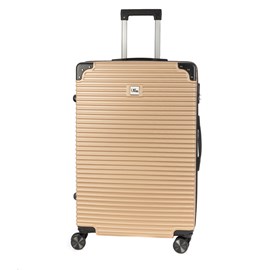Valise moyenne trolley rigide ultralégère, en abs haute résistance.