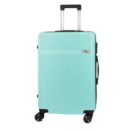 Valise moyenne trolley rigide ultralégère, en abs de haute résistance.