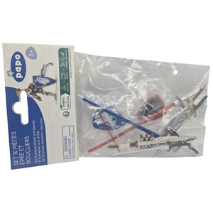 Set de 10 accessoires pour chevaliers