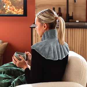 Coussin chauffant pour épaules et cou Gris