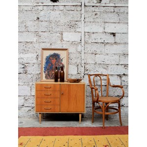 Ernest, le fauteuil canné en bois n°588