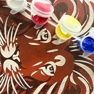 Kit diy créatif 3 pochoirs lion – peinture facile pour enfants et adultes