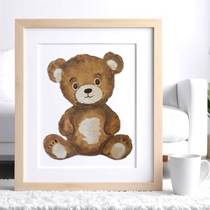 Kit diy créatif 4 pochoirs ourson – peinture facile pour enfants et adultes