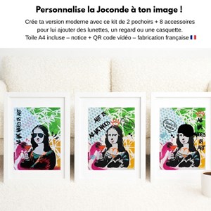 Peinture aux pochoirs débutant joconde