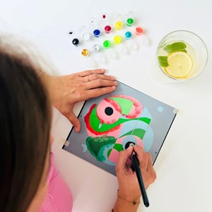 Peinture aux pochoirs débutant sinergy