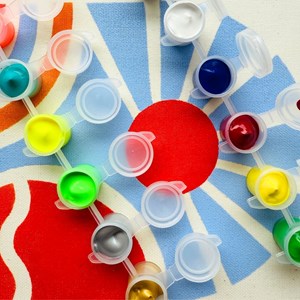 Kit diy créatif 2 pochoirs linea – peinture facile pour enfants et adultes