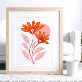 Kit diy créatif 3 pochoirs gazania – peinture facile pour enfants et adultes