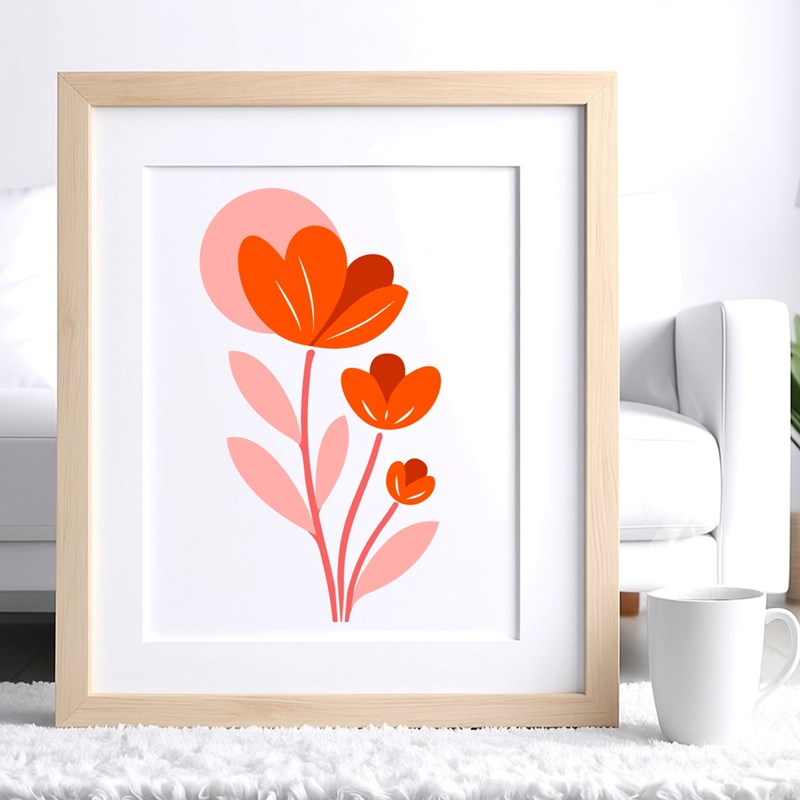 Peinture aux pochoirs facile enfants et adultes crocus – cadeau créatif original