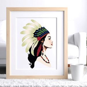 Kit diy créatif 4 pochoirs tribal – peinture facile pour enfants et adultes