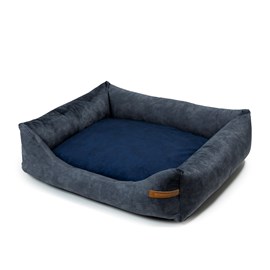 Frida lit chien 2 en 1 graphite-bleu xl