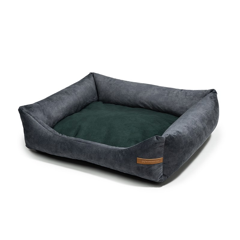 Frida lit chien 2 en 1 graphite-vert xl