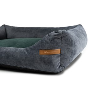 Frida lit chien 2 en 1 graphite-vert xl