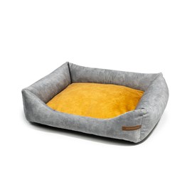 Frida lit chien 2 en 1 gris-jaune m