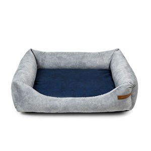 Frida lit chien 2 en 1 gris-bleu s