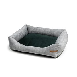 Frida lit chien 2 en 1 gris-vert s