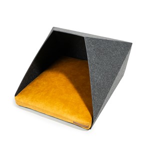 Petpocket gris foncé-jaune