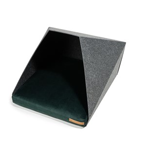 Petpocket gris foncé-vert