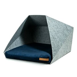 Petpocket gris clair-bleu