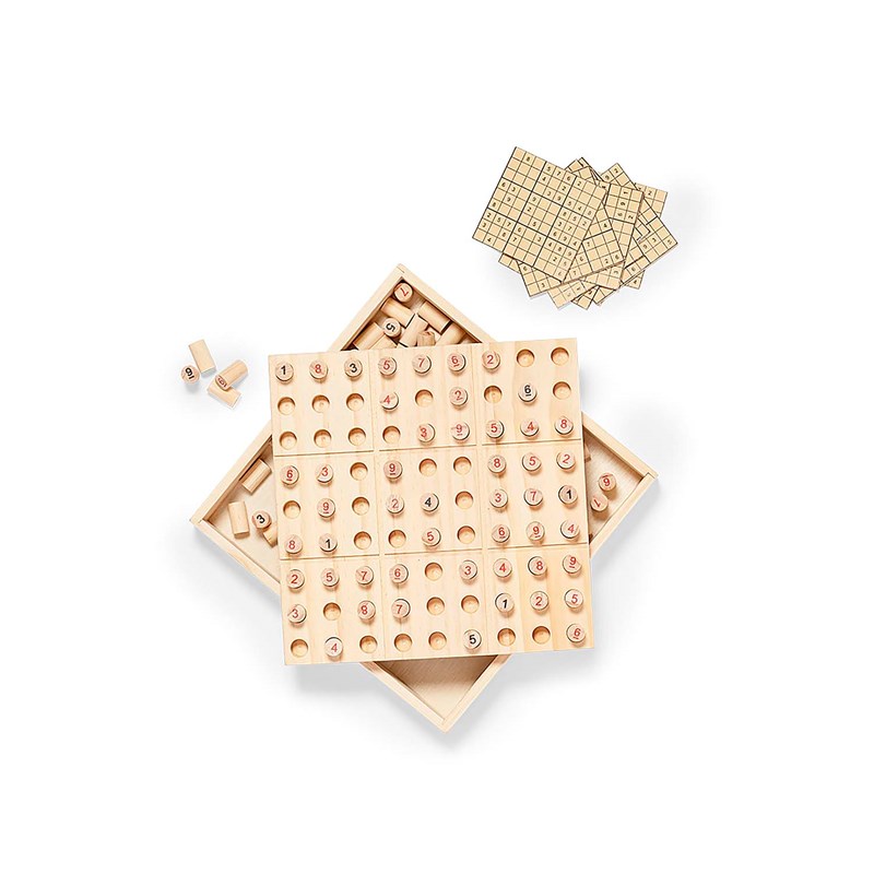 Jeu d'habilité 81 pièces nature bois