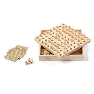 Jeu d'habilité 81 pièces nature bois