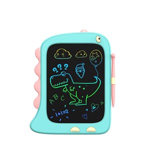 Tablette d'écriture et de dessin lcd 8,5 pouces en forme de dinosaure.