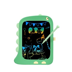 Tablette d'écriture et de dessin lcd 8,5 pouces en forme de dinosaure.