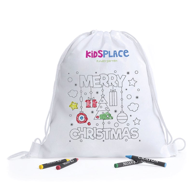 Kertran sac à dos de noël pour enfants design joyeux noël.