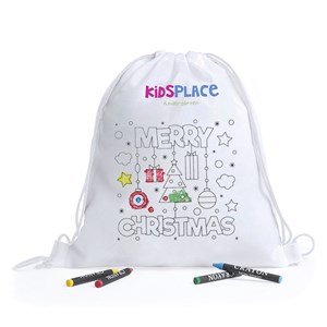 Kertran sac à dos de noël pour enfants design joyeux noël.
