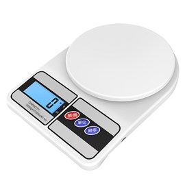 Balance de cuisine numérique. Précision de 1 g. Plage de 1 à 10 000 g.