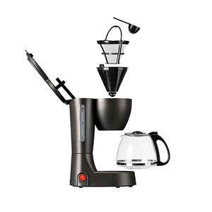 Cafetière à filtre goutte à goutte. Puissance de 550w et capacité de 600ml.