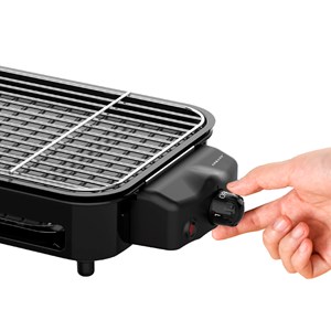 Gril électrique 2 en 1 de 1500w. Thermostat réglable avec 5 intensités.