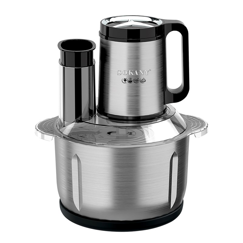 Robot de cuisine multifonction 6 en 1. Moteur en cuivre de 1000w avec 3 vitesses