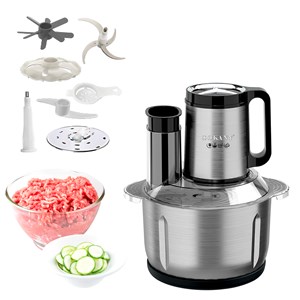 Robot de cuisine multifonction 6 en 1. Moteur en cuivre de 1000w avec 3 vitesses