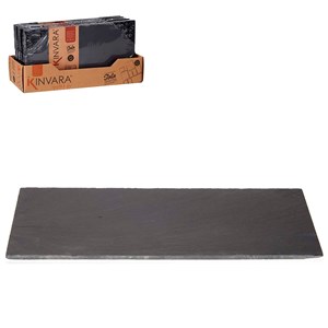 Ensemble de 6 planches rectangulaires pour apéritifs. 30 x 15 cm.