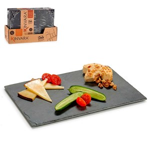 Set de 6 plateaux à apéritifs rectangulaires. 30 x 20 cm.