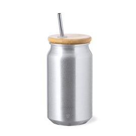 Gobelet en aluminium et bambou 430 ml