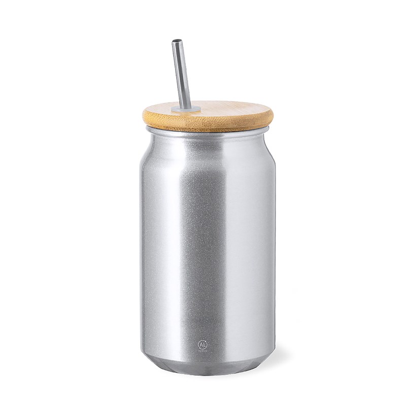 Gobelet en aluminium et bambou 430 ml