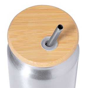 Gobelet en aluminium et bambou 430 ml