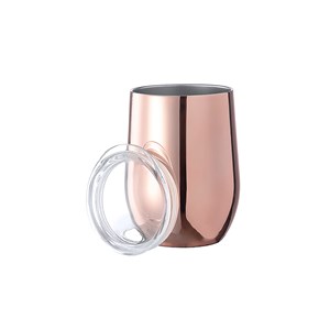 Gobelet thermique en acier inoxydable à double paroi et 350 ml de capacité.