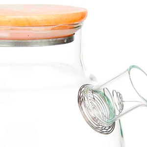 Théière en borosilicate avec couvercle en bambou 1,2l