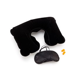 Set voyage 3 accessoires. Housse en antelina