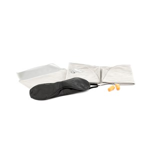 Set voyage 3 accessoires. Housse en antelina