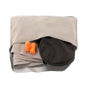 Set de voyage 3 accessoires. Étui en antelina