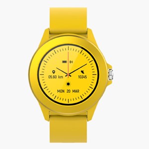 Montre connectée forever colorum cw-300 x - jaune