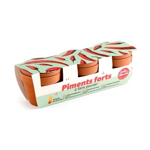 Trio piments échelle de scoville