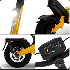 Trottinette électrique urbanglide 1000gt 2x2 – 52v 23,4ah – autonomie 100km – to