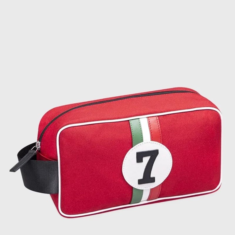 Trousse de toilette en tissu à motifs bobby fangio vbred 7
